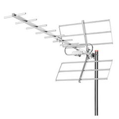 Κεραία YAGI V-TECH Z210L 5G λευκή για την επίγεια ψηφιακή λήψη 470-862MHz 75Ω 22dB με ANTI-GSM φίλτρο