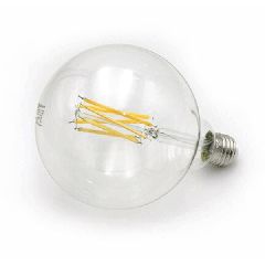 Λάμπα COG LED GLOBE με ντουί Ε27 16W Φ125 ενδιάμεσο λευκό φως 4000k και διάφανο κάλυμμα