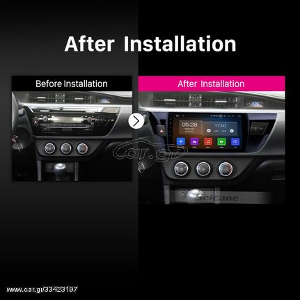 TOYOTA COROLLA 2013-2016 MULTIMEDIA(ΜΕ ΒΑΣΗ-ΠΛΑΙΣΙΟ-ΑΝΤΑΠΤΟΡΑ ΚΕΡΑΙΑΣ-ΠΡΟΣΟΨΗ)