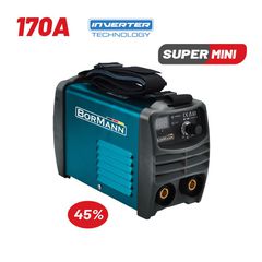 BIW1570 Ηλεκτροκόλληση Inverter 170A - ΗΛΕΚΤΡΟΚΟΛΛΗΣΕΙΣ INVERTER - MMA - BORMANN LITE (#060420)