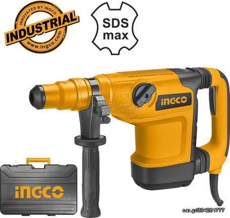 Ingco Πιστολέτο Περιστροφικό Κρουστικό 1200W Sds Max 6.6kg - (RH1200428)