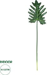 GloboStar Artificial Garden Taro Leaf Τεχνητό Διακοσμητικό Φύλο Κολοκασίας Π32 x Υ87cm - (20220)