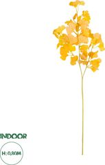 GloboStar Artificial Garden Ginkgo Branch Τεχνητό Διακοσμητικό Κλαδί Γκίγκο Π22 x Υ80cm - (20260)