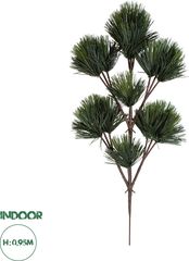 GloboStar Artificial Garden Pinus Massoniana Branch Τεχνητό Διακοσμητικό Κλαδί Πεύκου Π52 x Υ95cm - (20218)