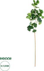 GloboStar Artificial Garden Ginkgo Branch Τεχνητό Διακοσμητικό Κλαδί Γκίγκο Π22 x Υ80cm - (20259)