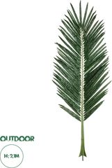 GloboStar Artificial Garden Areca Palm Leaf Τεχνητό Διακοσμητικό Φύλο Φοινικόδεντρου Αρέκα Π90 x Υ210cm - (20180)