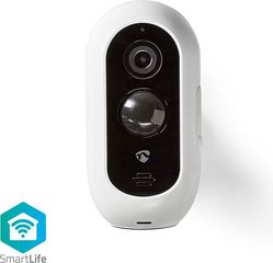 Nedis WIFICBO30WT Smartlife Outdoor Camera 1920x1080 With Motion Sensor 5VDc WHITE