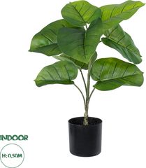 GloboStar Artificial Garden Ficus Religiosa Tree Τεχνητό Διακοσμητικό Φυτό Ιερή Συκή Υ50cm - (20376)