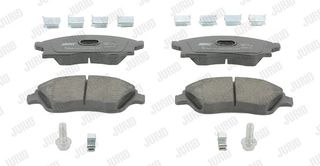 Τακάκια Σετ OPEL CORSA 2000 - 2004 ( C ) JURID 573011J