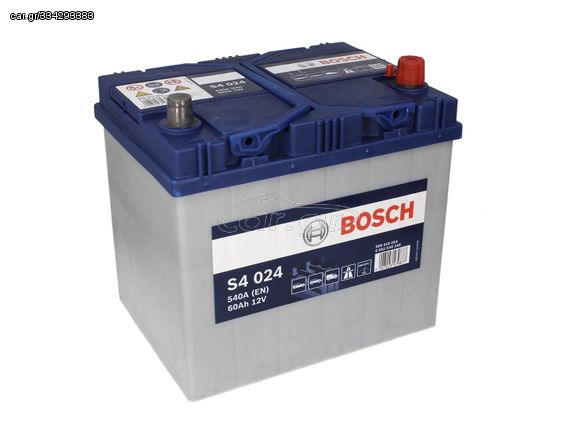 Μπαταρία BOSCH 12V 60Ah/540A S4 (R+ 1) 232x173x225  ||0 092 S40 240||