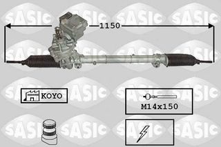 Κρεμαγιέρα MERCEDES A (W169), B SPORTS TOURER (W245) 1.5-2.0D 09.04-06.12