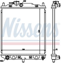 Ψυγείο νερού/εξαρτήματα DAIHATSU CUORE IV, MOVE 0.8/1.0 01.95-09.02