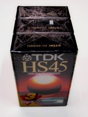 TDK HS45 VHS/C - 45 λεπτών κασέτες κάμερας