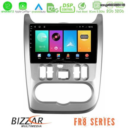 Bizzar FR8 Series Dacia Duster/Sandero/Logan 8core Android 11 2+32GB Navigation Multimedia Tablet 9″