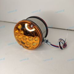 Σκουλαρίκι Καθρέφτη Μεγάλο LED Inox Κόκ / Πορτ