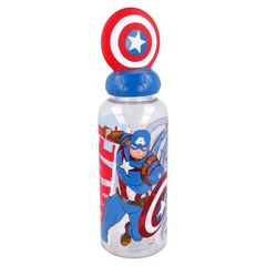 Παγουρίνο πλαστικό Stor 3D Captain America Collage 560ml (530-10132)