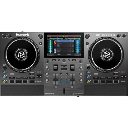 NUMARK Mixstream Pro Go Battery-Powered DJ Controller with Amazon Music - NUMARK