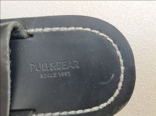 Φλατ πέδιλα γυναίκεια pull & bear μαύρα Νο 36-thumb-3