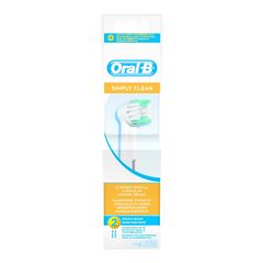 Oral-B Simply Clean Ανταλλακτικές Κεφαλές για Ηλεκτρική Οδοντόβουρτσα 2τμχ