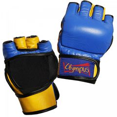 Mma γάντια Olympus PU Μπλε Κίτρινα