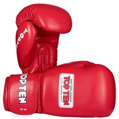 Πυγμαχικά Γάντια TOP TEN Αγώνων ΙΒΑ Εγκεκριμένα Red