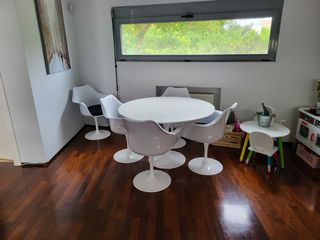 Περιστρεφόμενες Καρέκλες Knoll Panton Eames Tulip Cognac 