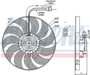 Βεντιλατέρ VW CALIFORNIA T4 CAMPER, TRANSPORTER IV 1.9D-2.8 07.90-06.03