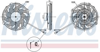 Βεντιλατέρ CITROEN EVASION, JUMPY; FIAT SCUDO, ULYSSE; LANCIA ZETA; PEUGEOT 806, EXPERT 2.0D 08.99-12.06