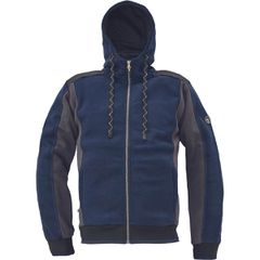ΖΑΚΕΤΑ ΦΟΥΤΕΡ ΜΕ ΚΟΥΚΟΥΛΑ-HOODIE DAYBORO ΜΠΛΕ 340 g/m² XXL CERVA