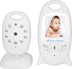 Ασύρματη Ενδοεπικοινωνία Μωρού Με Κάμερα & Ήχο "Audiolink" με Νανουρίσματα & Μελωδίες, Μέτρηση Θερμοκρασίας και Αμφίδρομη Επικοινωνία 2" 2τμχ