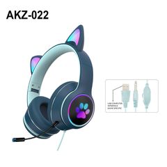Ακουστικα Over Ear/Headphones AKZ-022 Blue