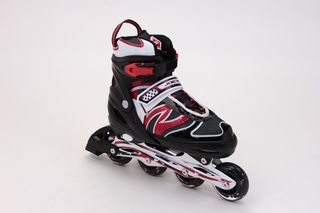 Ρυθμιζόμενα Inline Skates με Flash (ΜΠΛΕ) Black 38-41