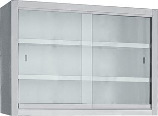 ΠΡΟΣΦΟΡΑ!!! BAMBAS FROST PK 160 Ποτηριέρα με συρόμενα τζάμια, (160x30x70cm)