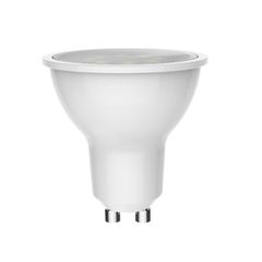 Λάμπα led GU10 6W 6000k ψυχρό λευκό φως 600lm με δυνατότητα ρύθμισης έντασης φωτός & γαλακτερό κάλυμμα