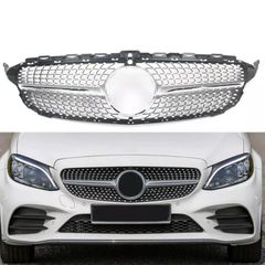 SUPER ΠΡΟΣΦΟΡΑ!! Diamond Grill για Mercedes-Benz w205(2014-2018) ΕΤΟΙΜΟΠΑΡΑΔΟΤΟ!!