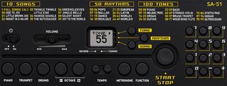 Casiotone SA-51 32-Key Mini Keyboard (Black) - CASIO-thumb-1