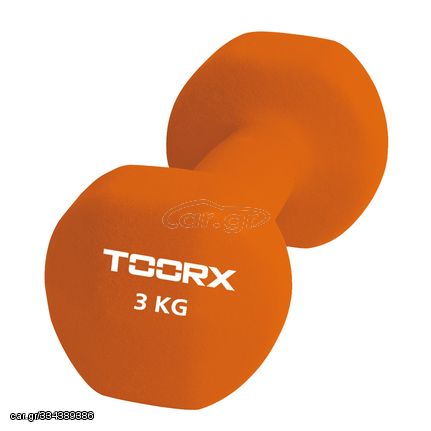 Βαράκι Neoprene 3kg Πορτοκαλί Toorx