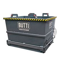 Butti 638 Μεταλλικός Κάδος Ανοιγόμενου Πάτου Compact Αντοχής Βάρους ως 5100kg Χωρητικότητας 3000lt