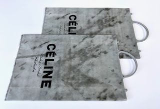 CELINE Πλαστικές Σακκούλες Tσάντες Δώρων - 2 Vintage Collectible Plastic Paper Gift Bags