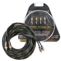 GROUND ZERO GZCC 3.0X-TP CABLE 2X RCA MALE – 2X RCA MALE 3M