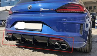 Volkswagen Scirocco R Diffusor πίσω διάχυτης 