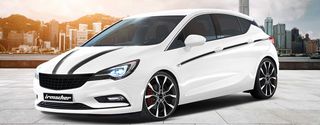 OPEL Astra K γρίλια Irmscher carbon look i6301050