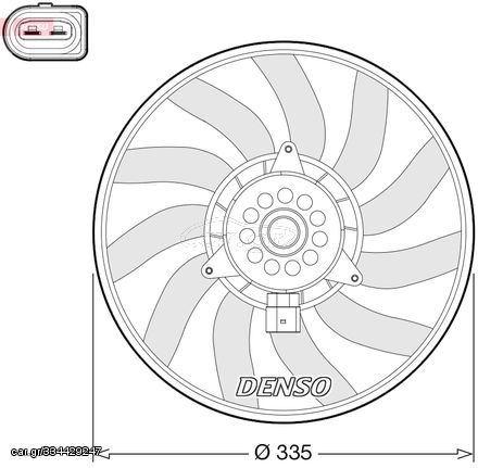 Βεντιλατέρ AUDI A6 C7, A7, Q3 1.4-3.0D 10.10-10.18