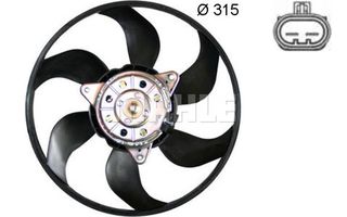 Βεντιλατέρ CADILLAC BLS; OPEL SIGNUM, VECTRA B, VECTRA C, VECTRA C GTS; SAAB 9-3, 9-3X 1.8-3.2 09.00-