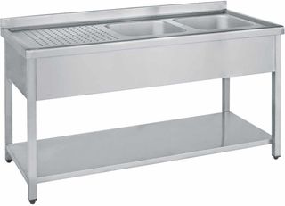 ΠΡΟΣΦΟΡΑ!!! BAMBAS FROST LAE2-140 Λάντζα Ανοιχτή με 2 Γούρνες 34x37x15cm 140x60x85cm