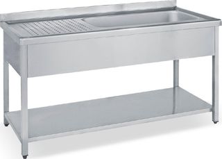 ΠΡΟΣΦΟΡΑ!!! LA126-150 Λάντζα Ανοιχτή Με 1 Γούρνα 150x70x85cm