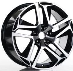 PEUGEOT STYLE ΖΑΝΤΕΣ ΚΑΙΝΟΥΡΓΙΕΣ ΣΕΤ 8Χ18 5Χ108Κ ΕΤ45 ΜΑΥΡΟ ΔΙΑΜΑΝΤΕ