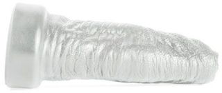 Mr Hankeys OGRE Foreskin Dildo Silver Small-thumb-2