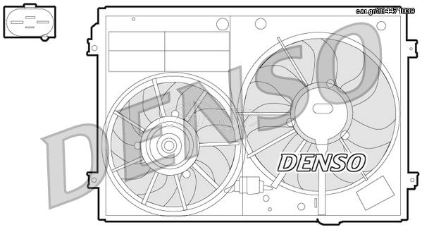 Βεντιλατέρ AUDI A3, TT; SEAT ALTEA, ALTEA XL, LEON, TOLEDO III; SKODA OCTAVIA II, SUPERB II; VW BEETLE, CADDY III, CADDY III/MINIVAN, CC B7, EOS, GOLF PLUS V 1.2-3.6 02.03-