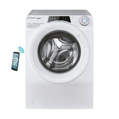 Candy RO 1284DWMT/1-S Πλυντήριο Ρούχων 8kg με Ατμό 1200 Στροφών, A, Λευκό